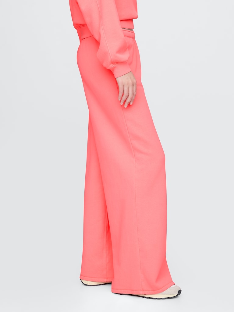 VintageSoft Baggy Wide-Leg Sweatpants