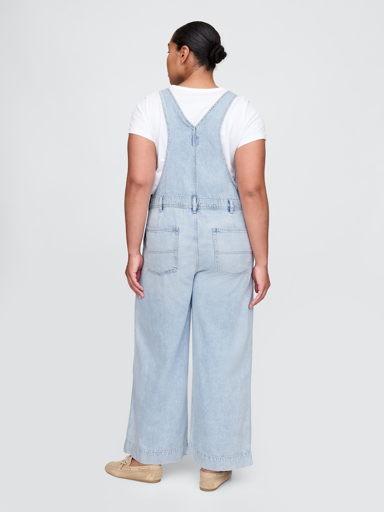 UltraSoft Denim Baggy Overalls