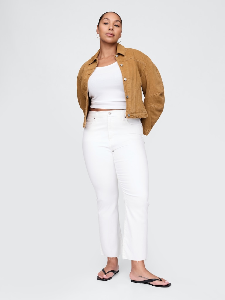 High Rise Kick Flare Jeans