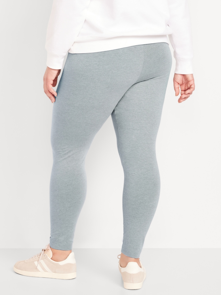 High-Waisted Jersey Fashion Layering Leggings