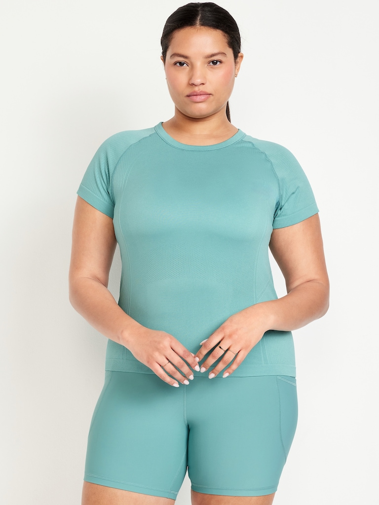 Fluid Seamless Fitted T-Shirt