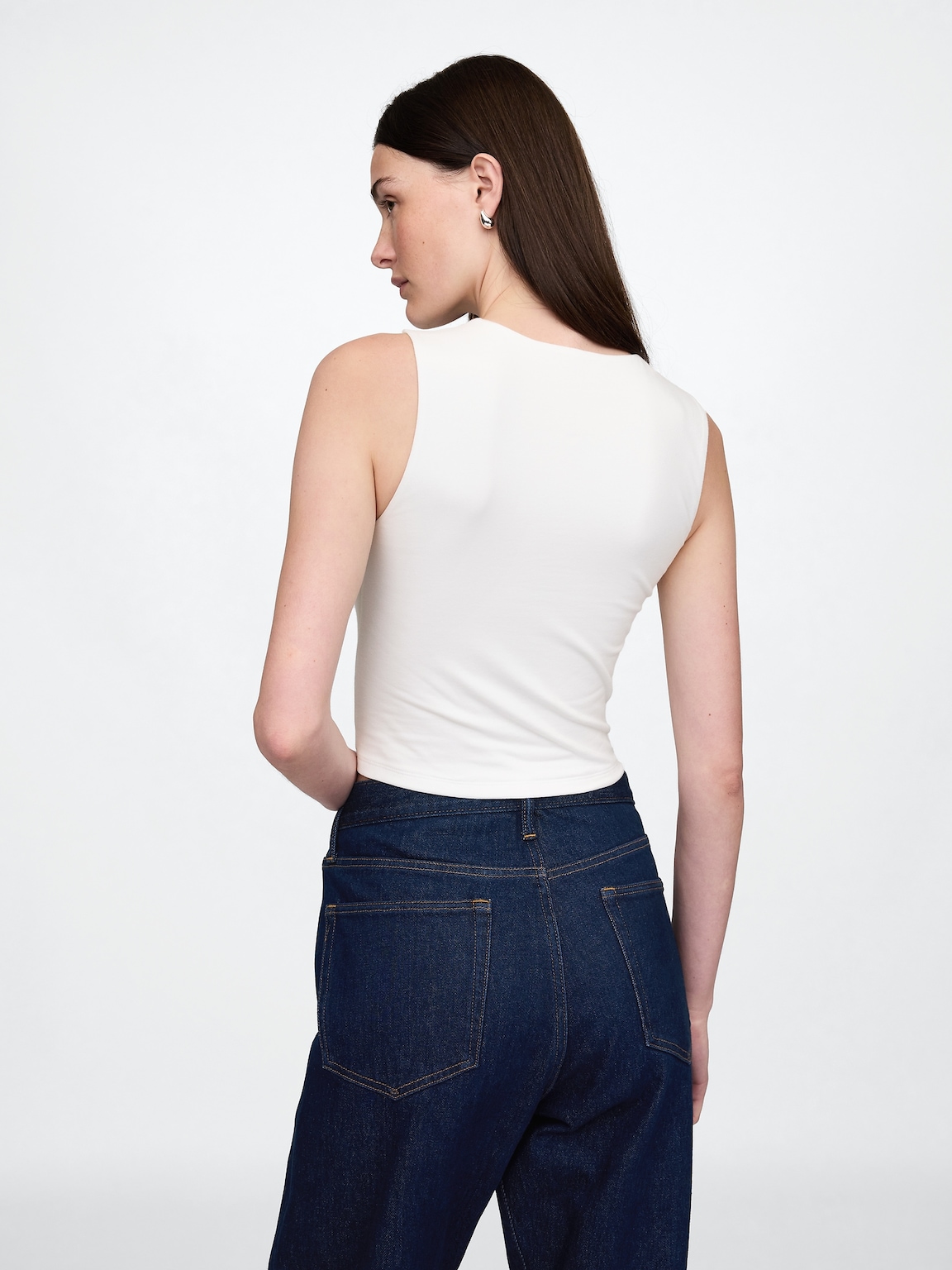 CloseKnit Jersey Crop Tank Top