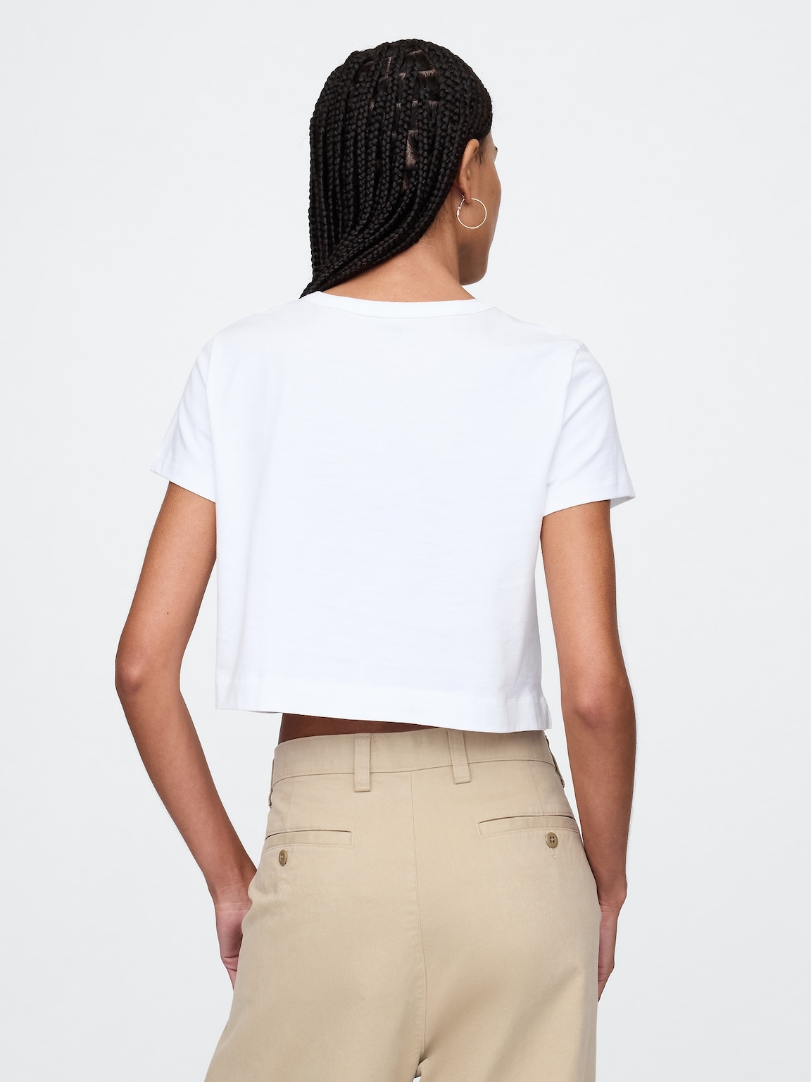 Organic Cotton VintageSoft Crop T-Shirt