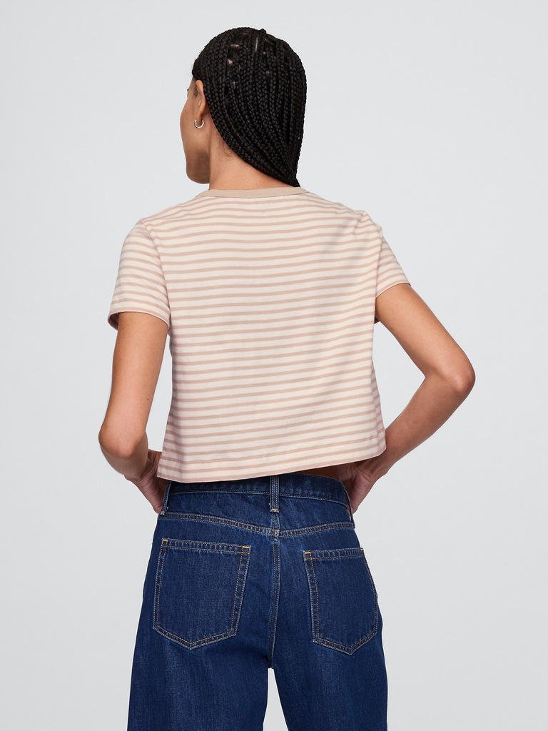 Organic Cotton VintageSoft Crop T-Shirt