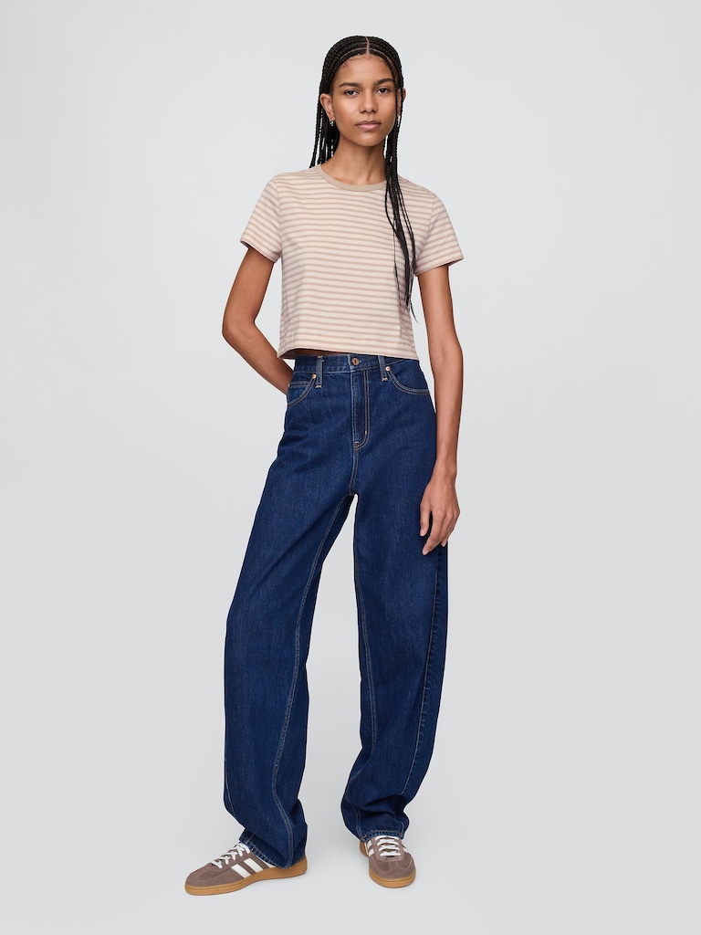 Organic Cotton VintageSoft Crop T-Shirt