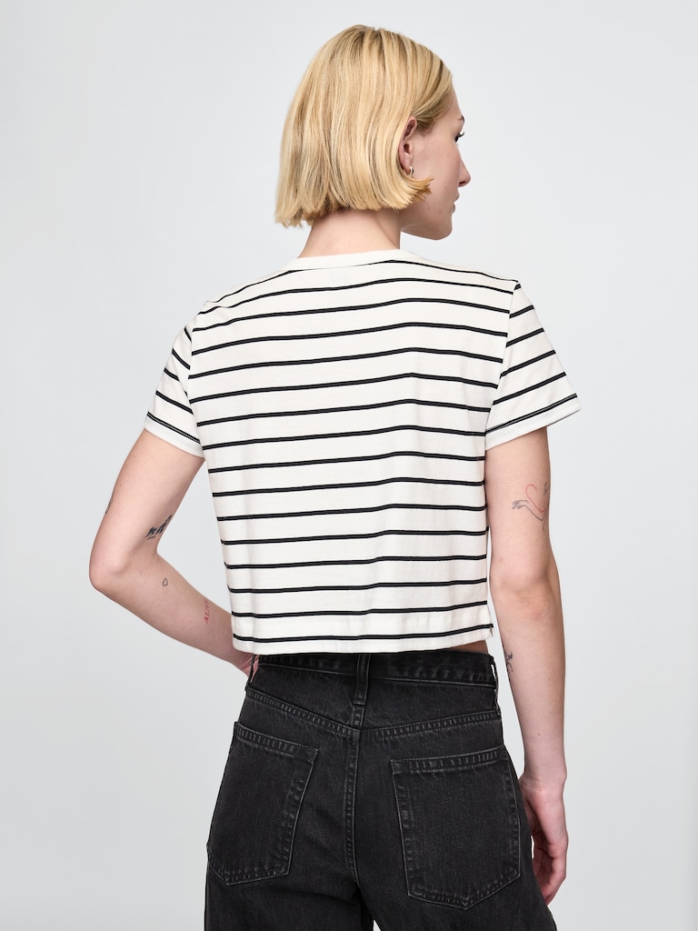 Organic Cotton VintageSoft Crop T-Shirt