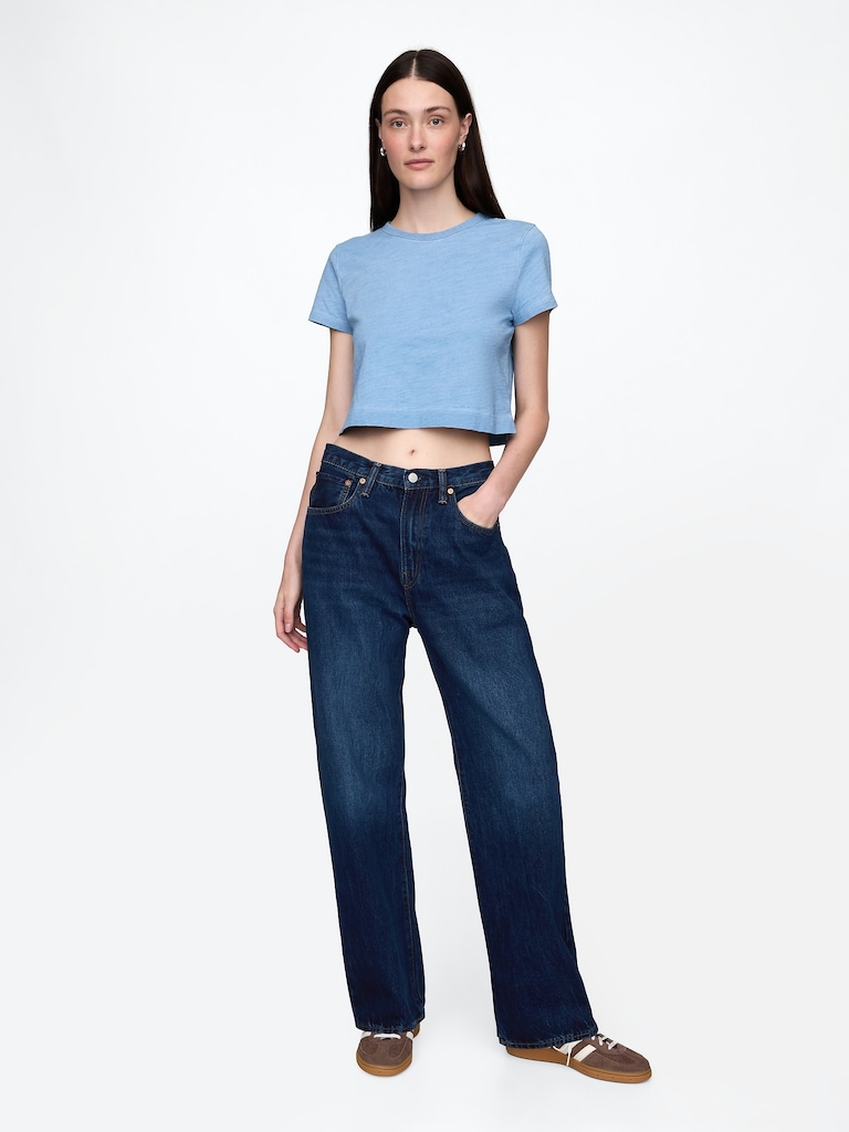 Organic Cotton VintageSoft Crop T-Shirt