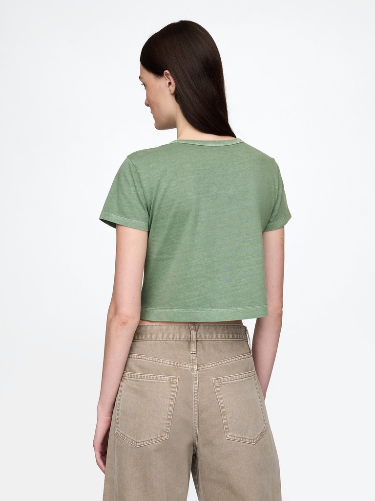 Organic Cotton VintageSoft Crop T-Shirt