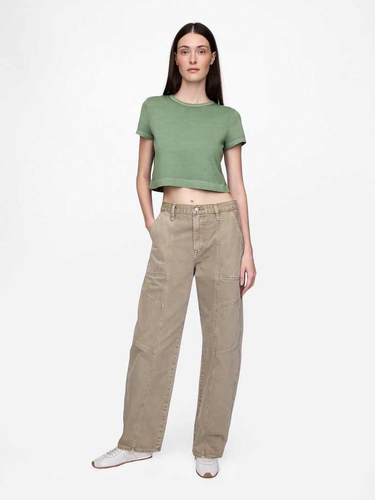 Organic Cotton VintageSoft Crop T-Shirt
