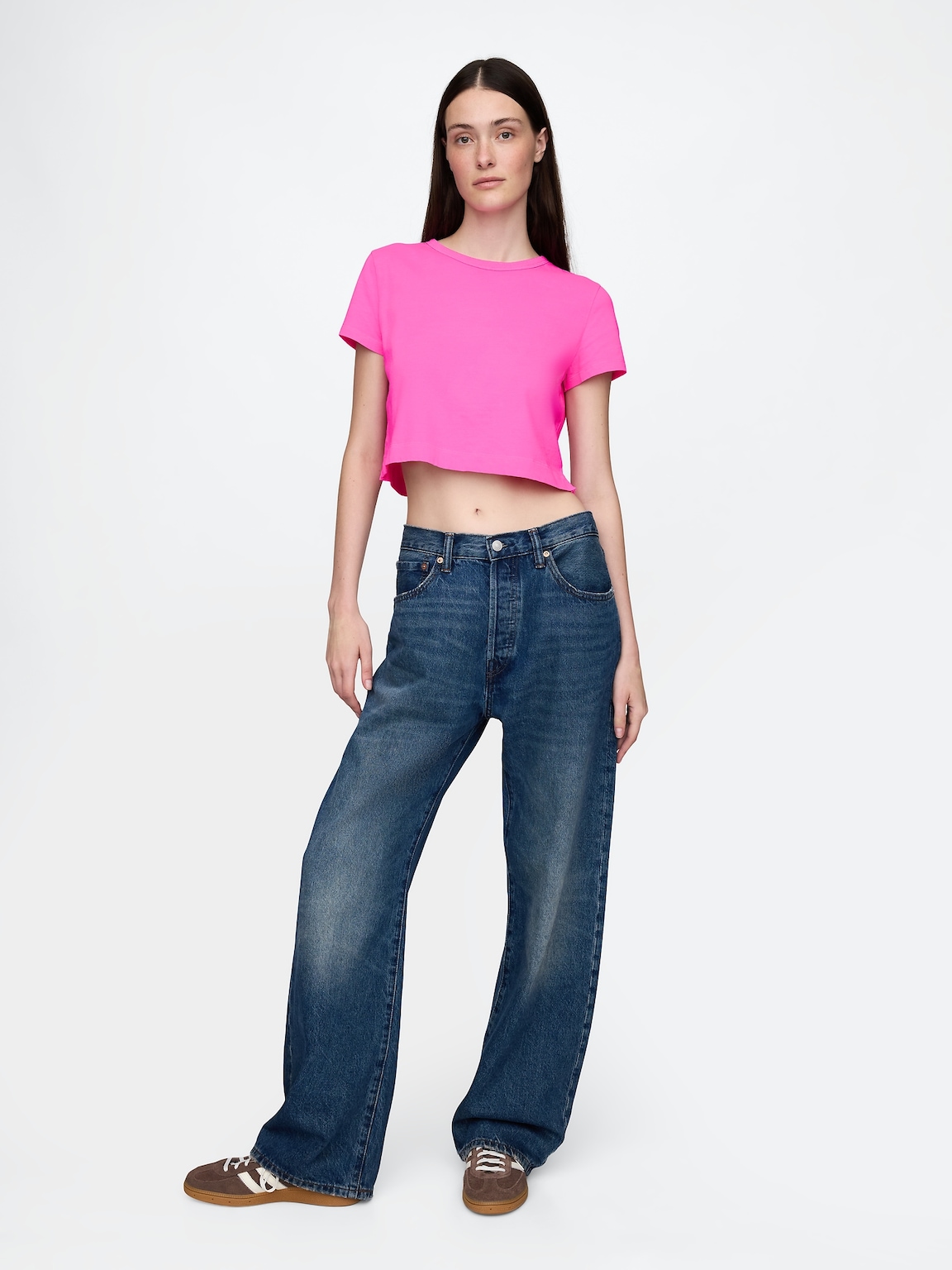 Organic Cotton VintageSoft Crop T-Shirt