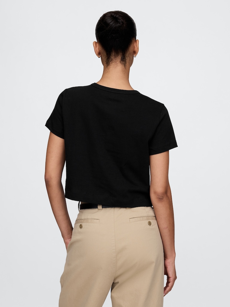 Organic Cotton VintageSoft Crop T-Shirt