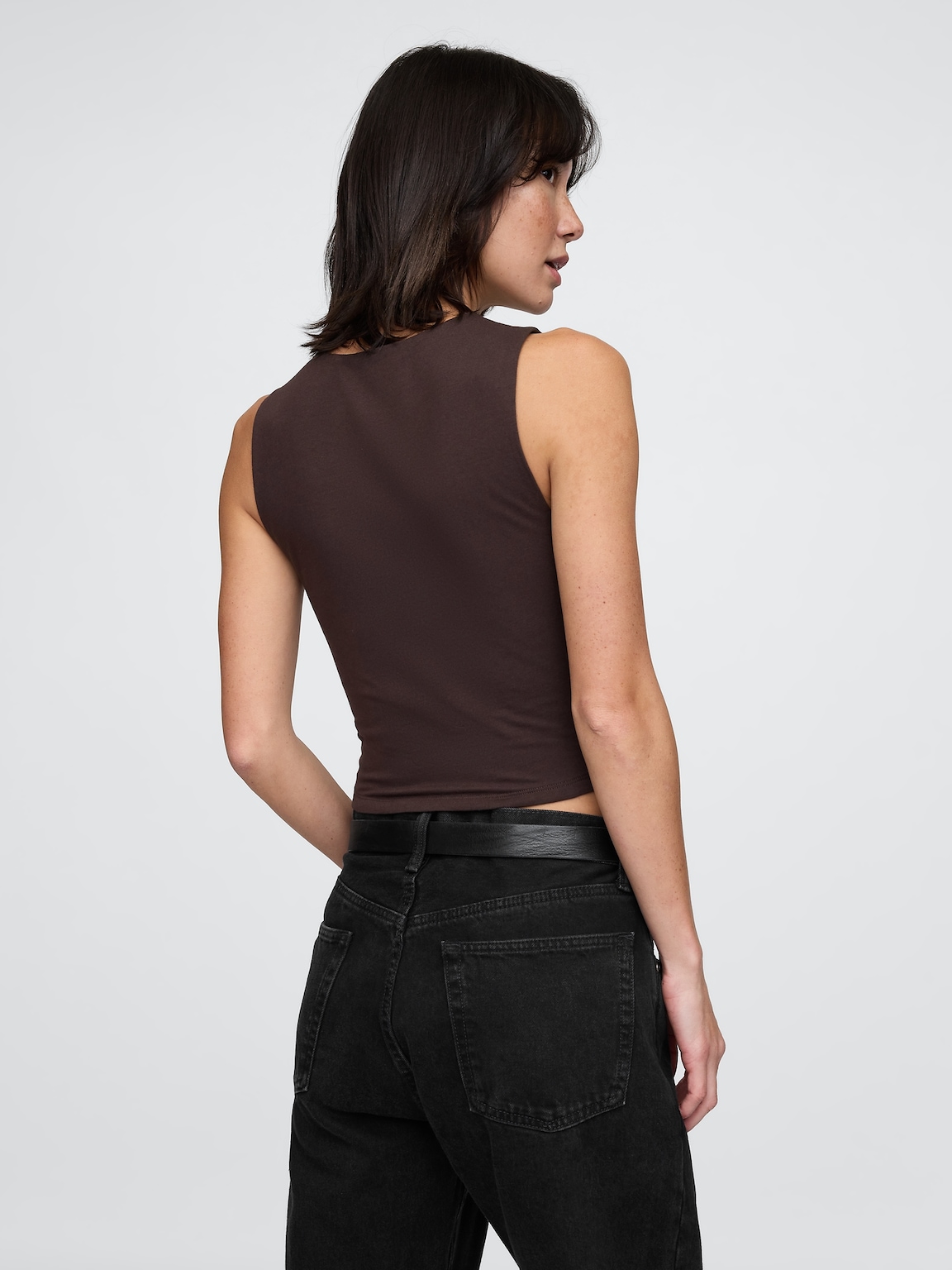 CloseKnit Jersey Crop Tank Top
