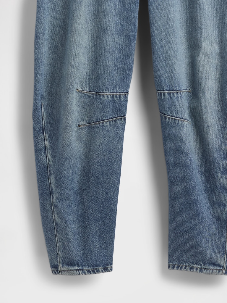 UltraSoft Denim Horseshoe Overalls
