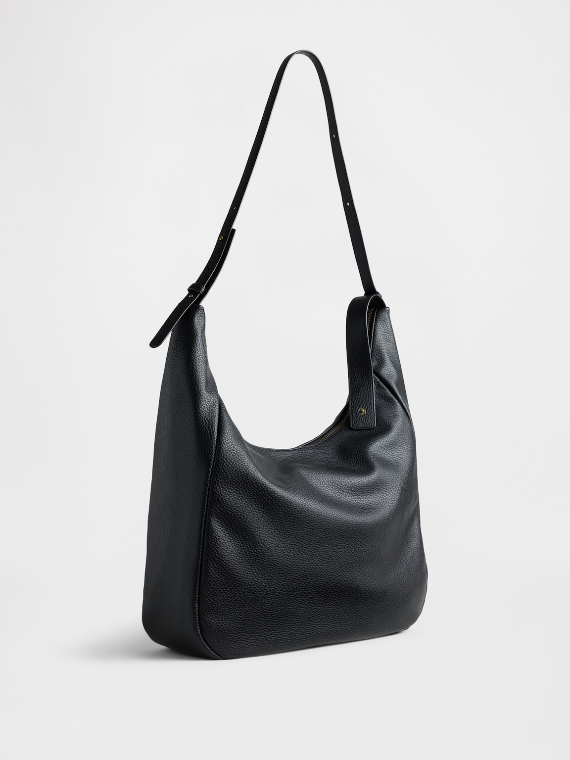 Vegan Pebble Leather Slouchy Bag