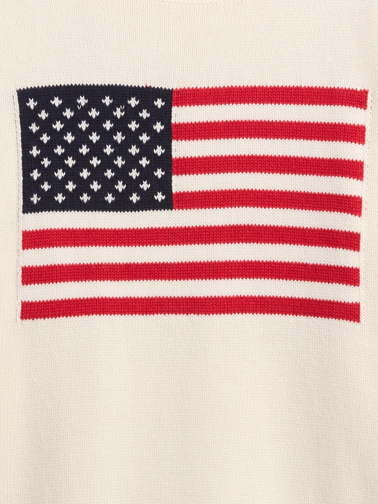 Roll Neck Americana Intarsia Sweater