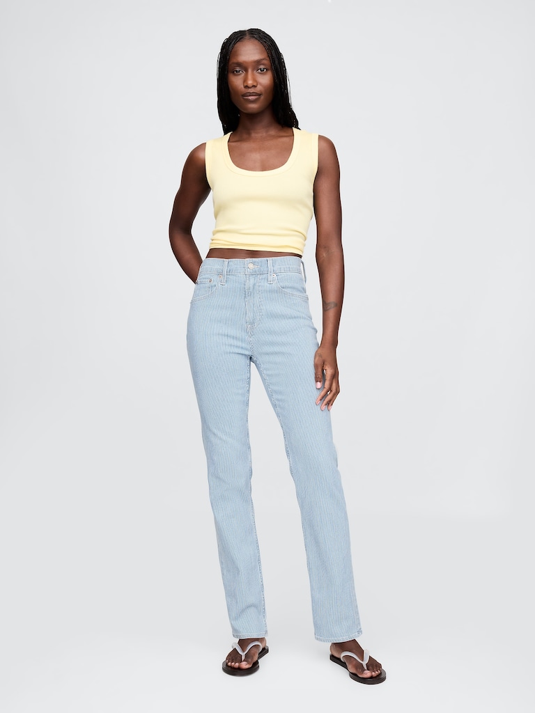 High Rise '90s Slim Straight Jeans