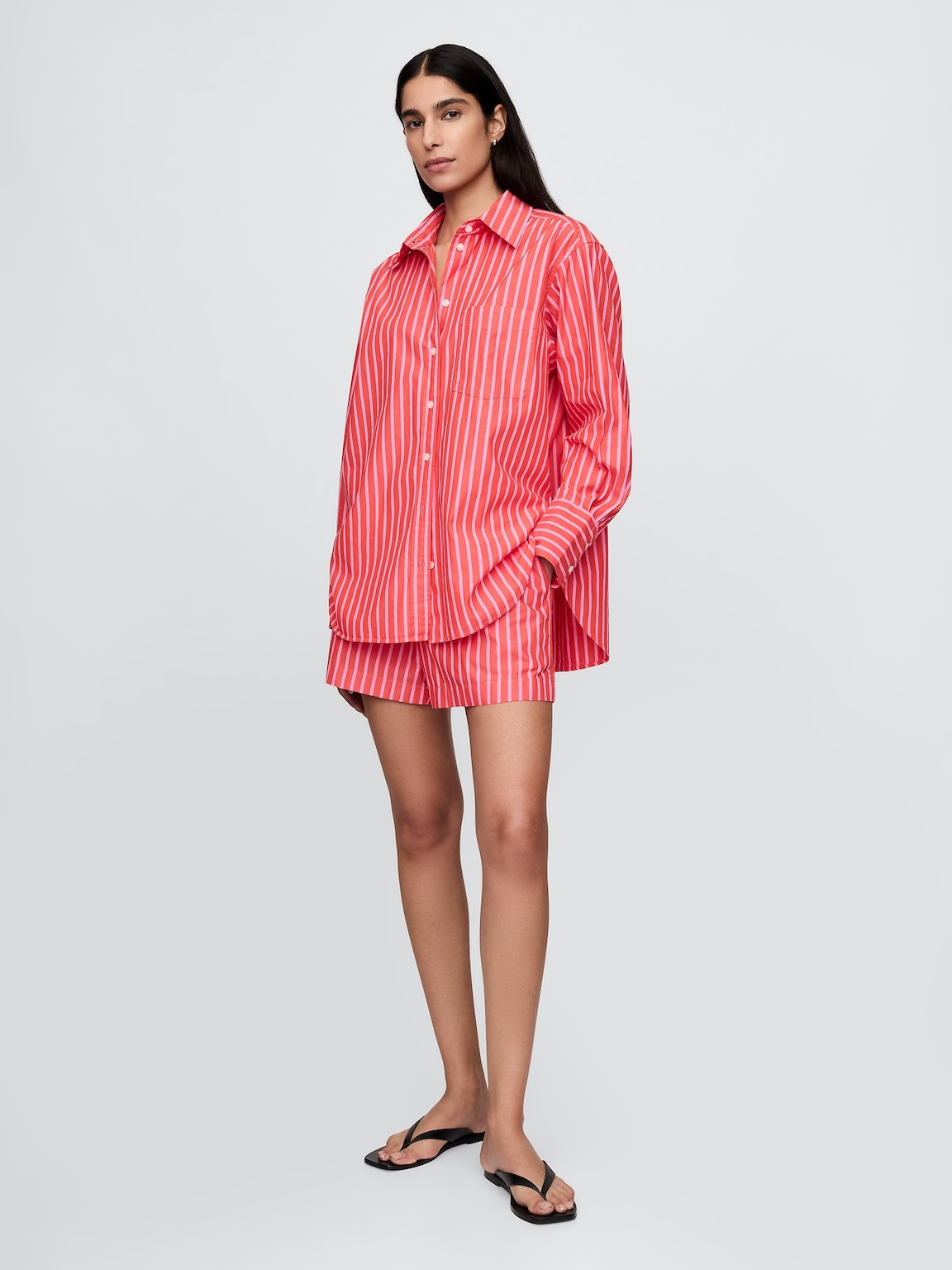 Organic Cotton Poplin Big Shirt
