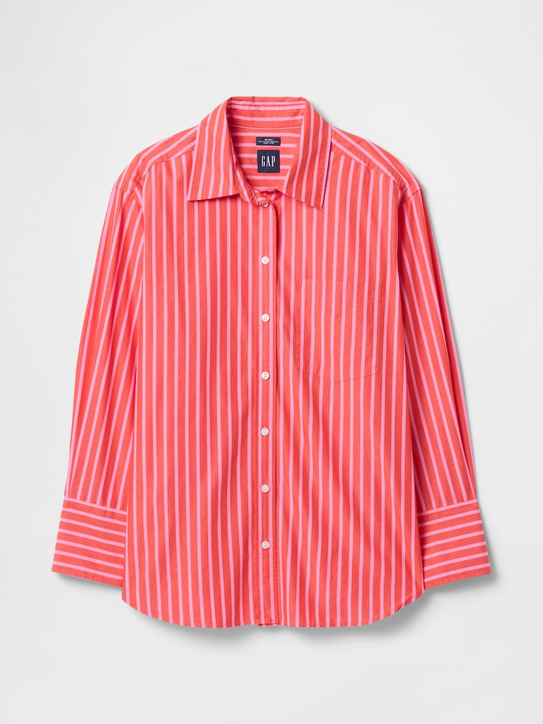 Organic Cotton Poplin Big Shirt
