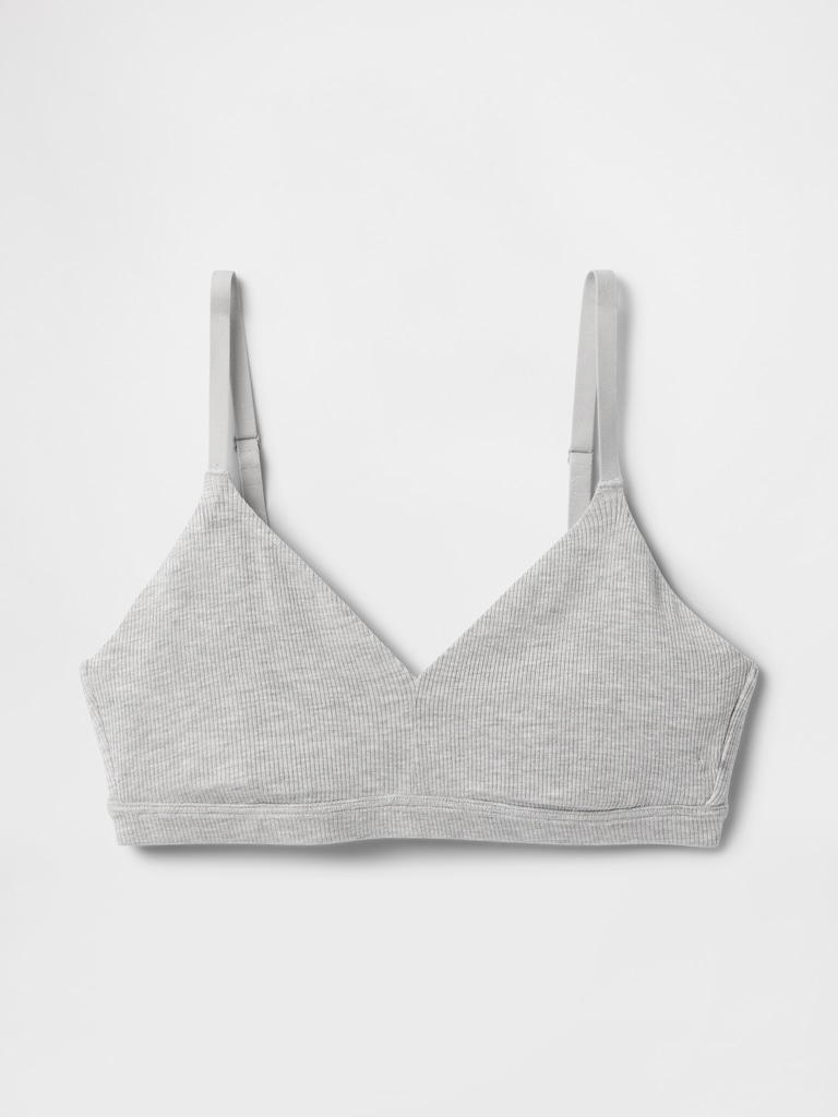 Modal Rib Triangle Bralette