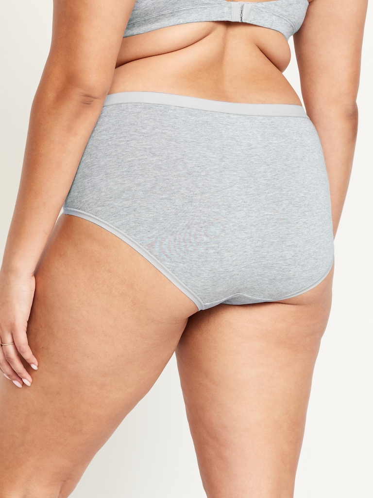 High-Waisted Everyday Brief Cotton Underwear