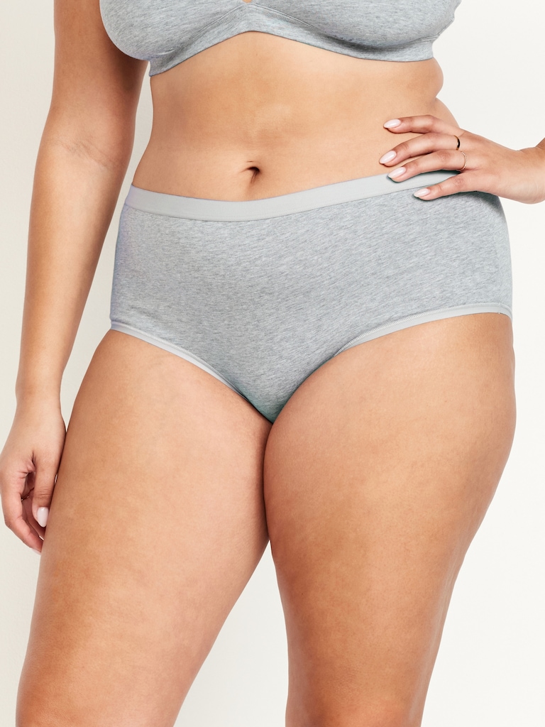 High-Waisted Everyday Brief Cotton Underwear