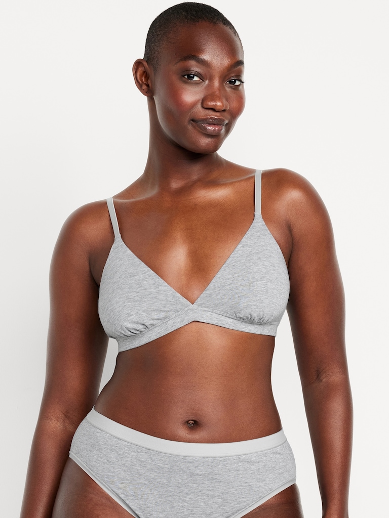 Everyday Cotton Triangle Bralette