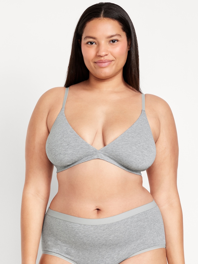 Everyday Cotton Triangle Bralette