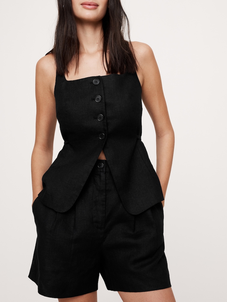 The Soho 4" Short in Linen