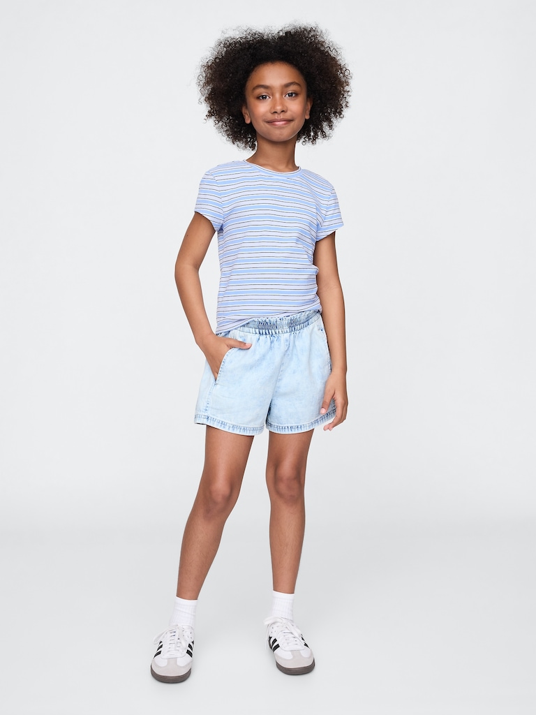 Kids Denim Easy Shorts