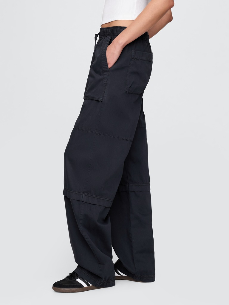 Mid Rise Easy Utility Barrel Pants