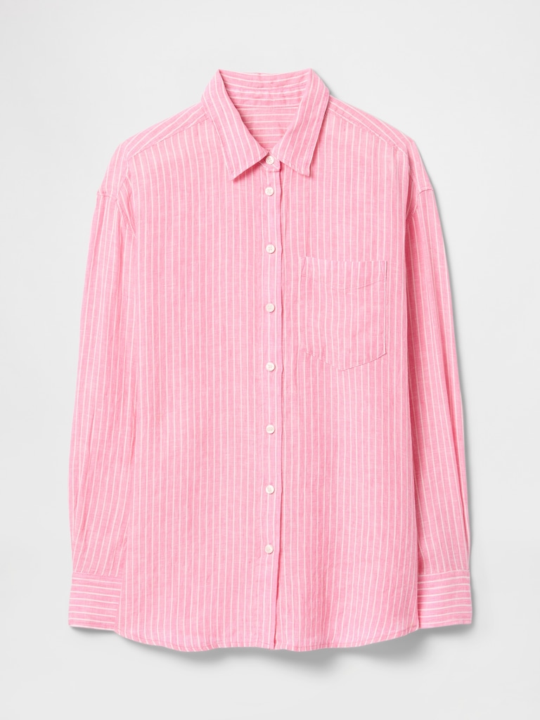 100% Linen Oversized Shirt