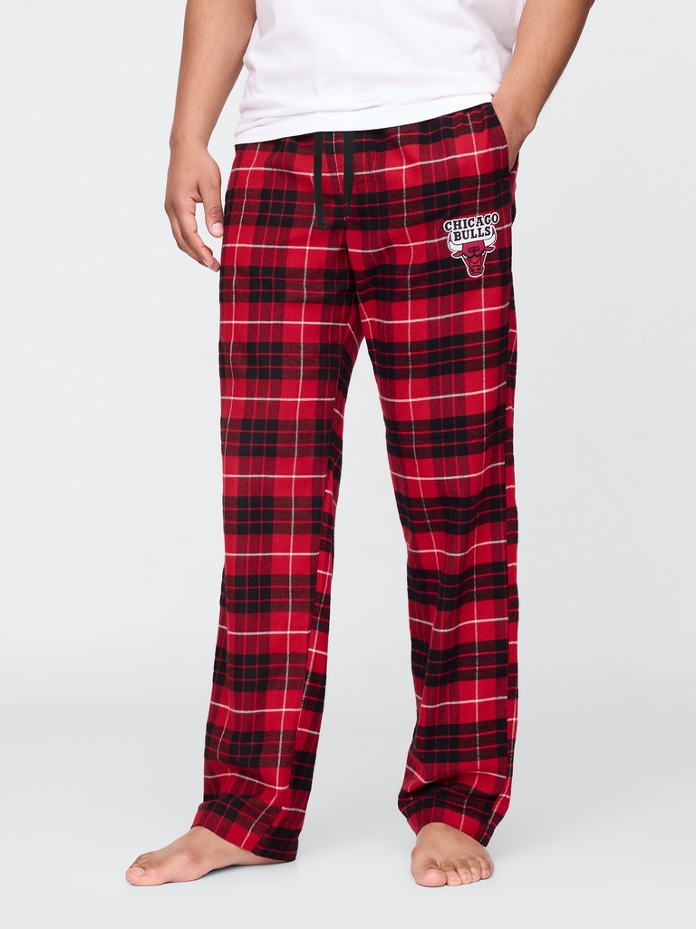 NBA Chicago Bulls Flannel PJ Pants