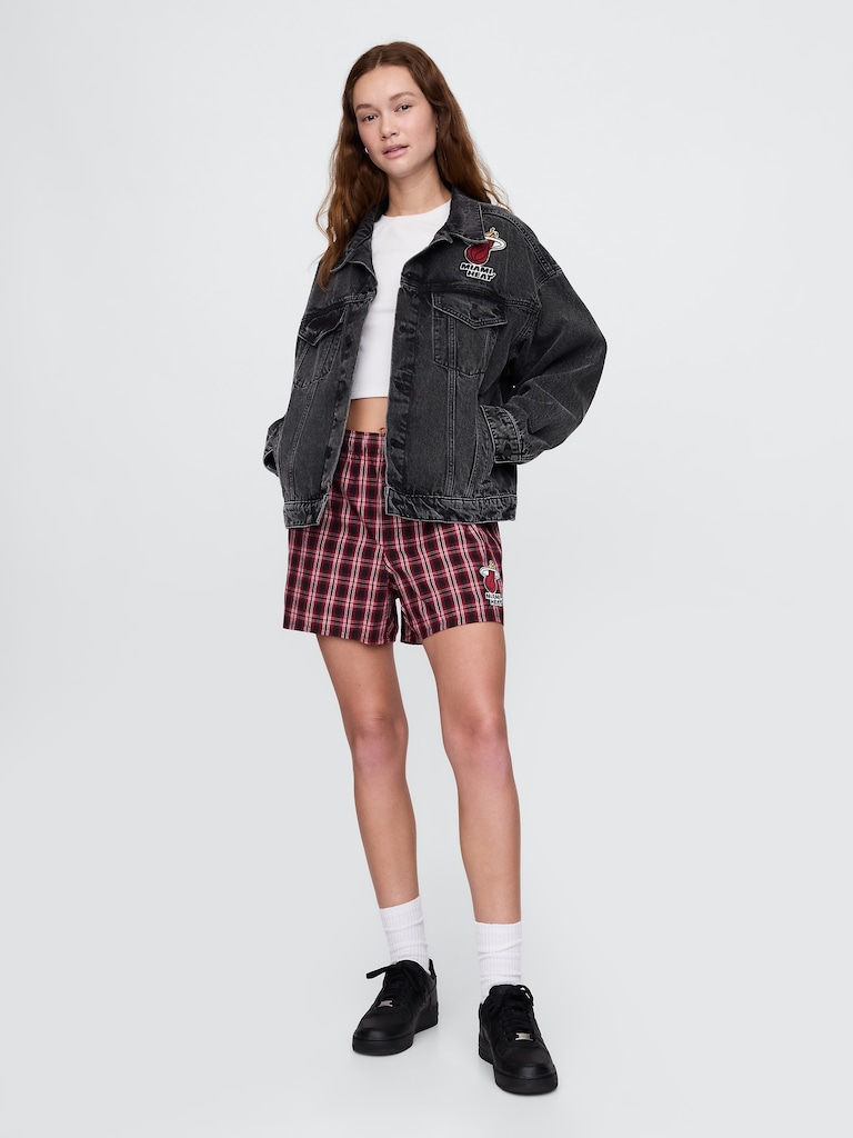 NBA Miami Heat Plaid Boxers