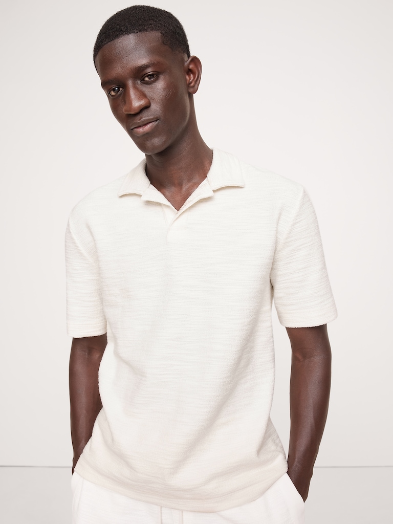 Slub Bouclé Polo