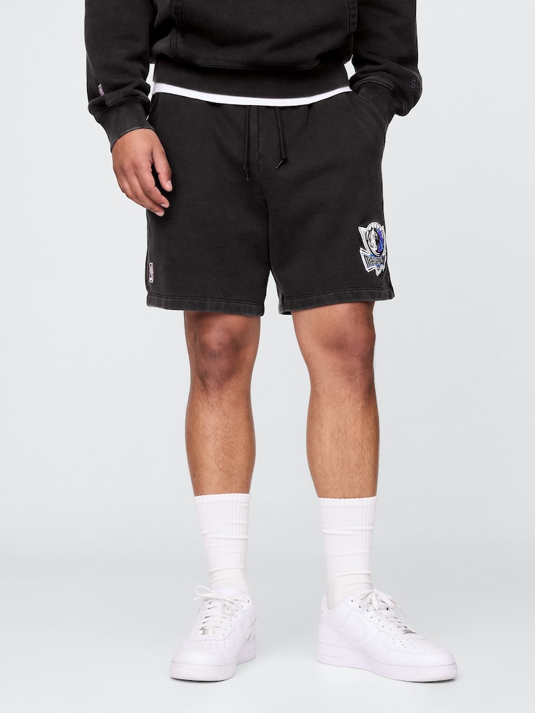 NBA Dallas Mavericks Logo Heavyweight Sweat Shorts
