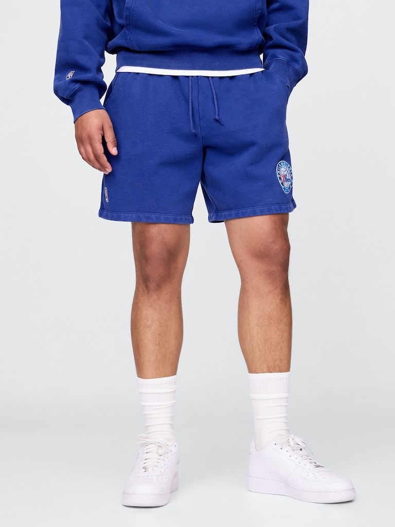 NBA Philadelphia Sixers Logo Heavyweight Sweat Shorts