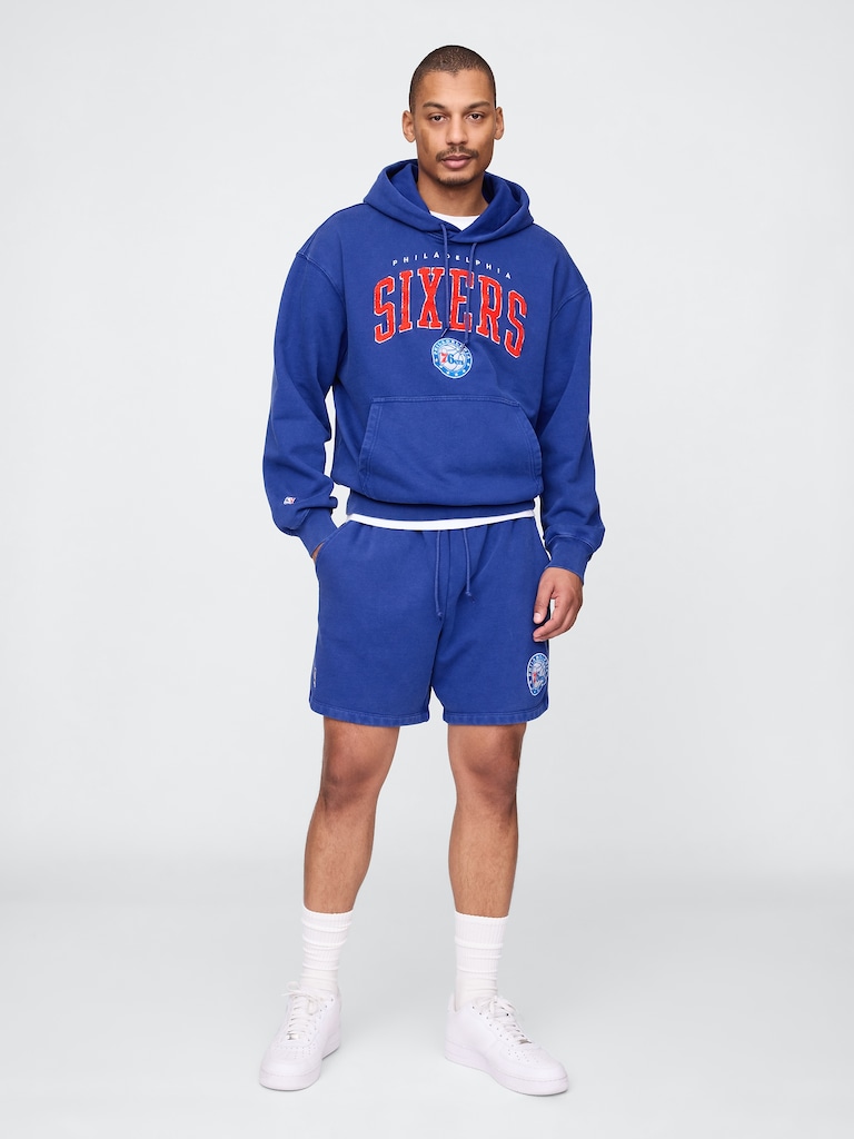 NBA Philadelphia Sixers Logo Heavyweight Sweat Shorts
