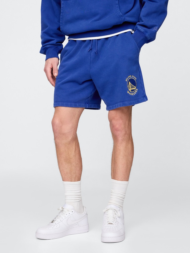 NBA Golden State Warriors Logo Heavyweight Sweat Shorts