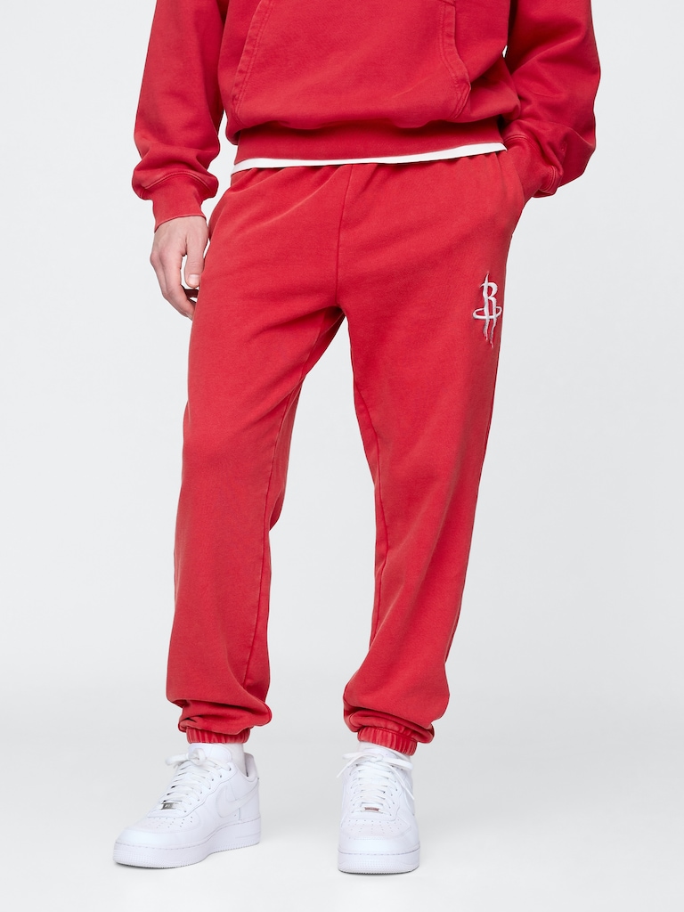 NBA Houston Rockets Logo Heavyweight Joggers