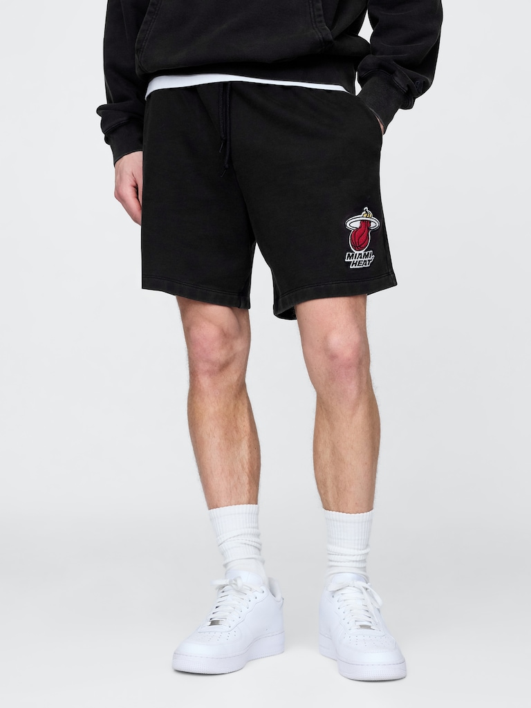 NBA Miami Heat Logo Heavyweight Sweat Shorts