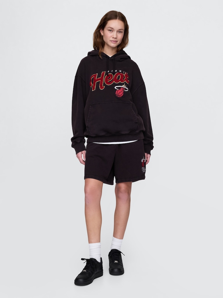 NBA Miami Heat Logo Heavyweight Sweat Shorts