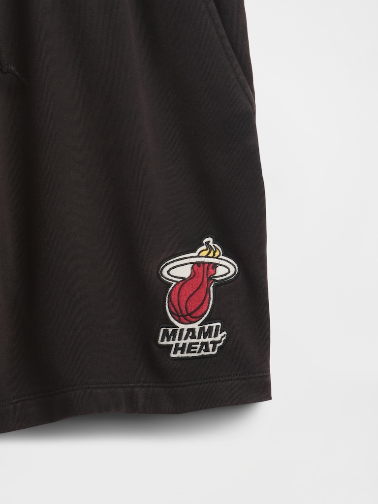 NBA Miami Heat Logo Heavyweight Sweat Shorts
