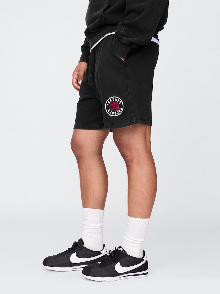 NBA Toronto Raptors Logo Heavyweight Sweat Shorts