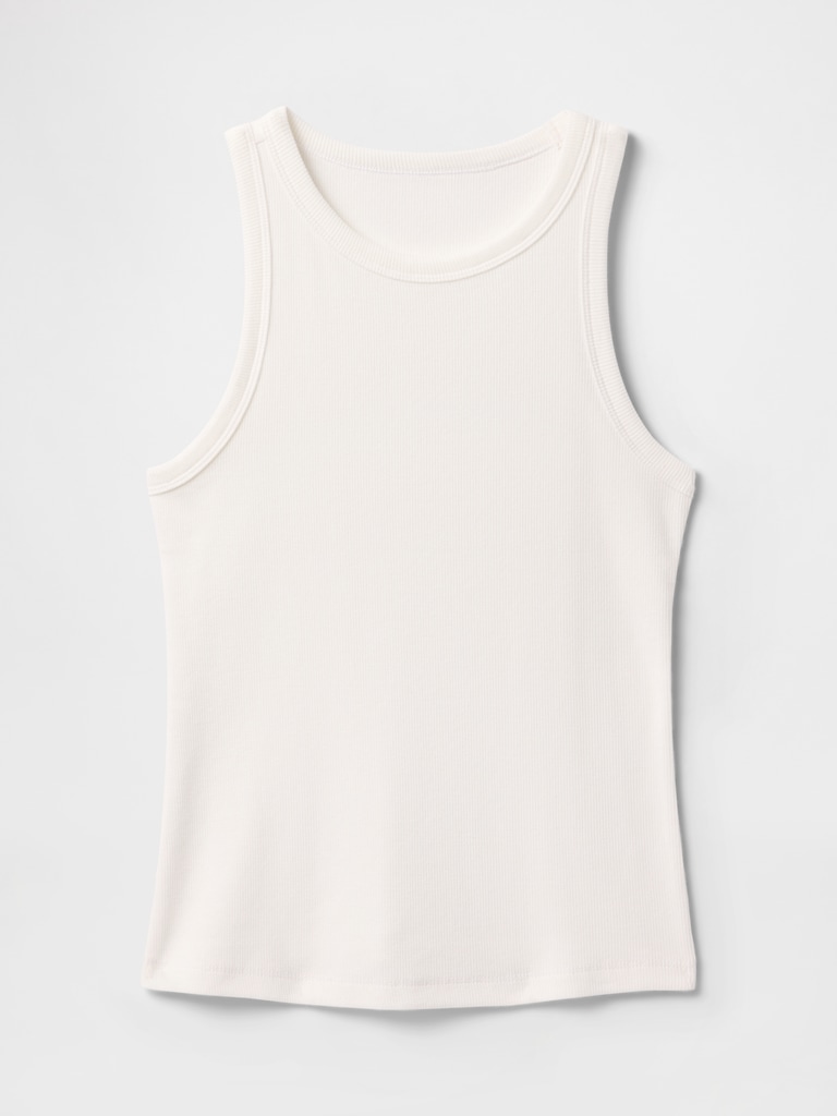 Modern Rib Halter Tank Top