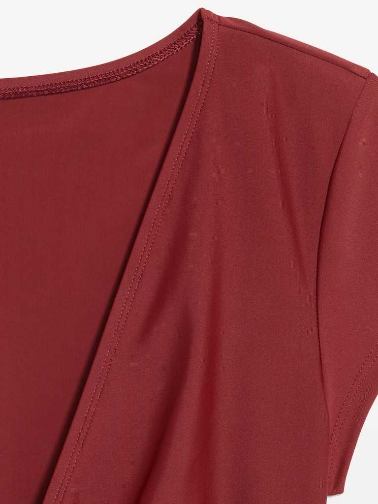 Tie-Front Swim Cover-Up