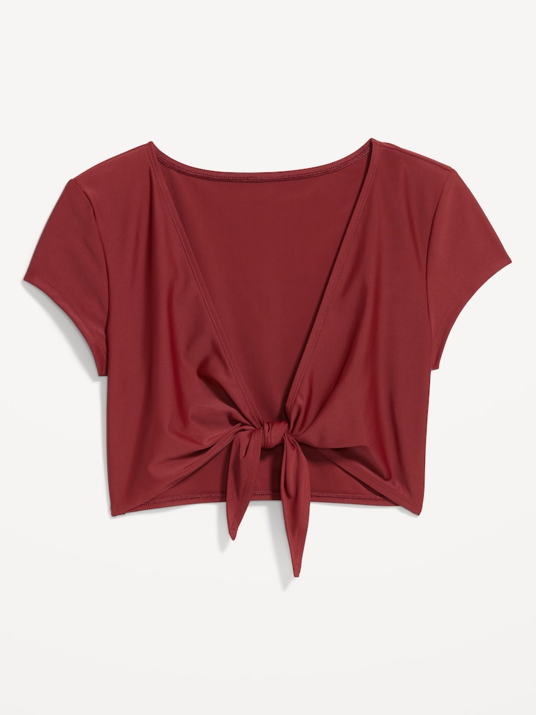 Tie-Front Swim Cover-Up