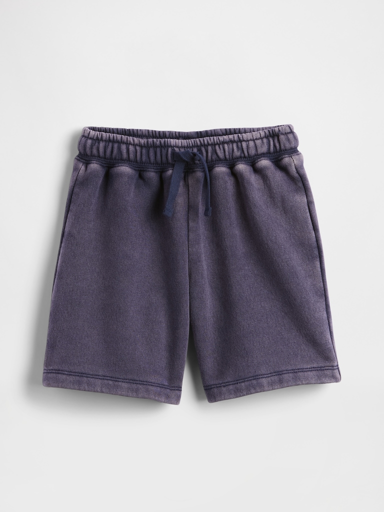 babyGap Relaxed Washed-Fleece Pull-On Shorts