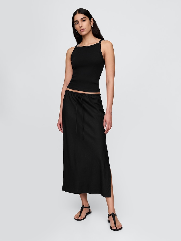 Modern Apron-Neck Tank Top