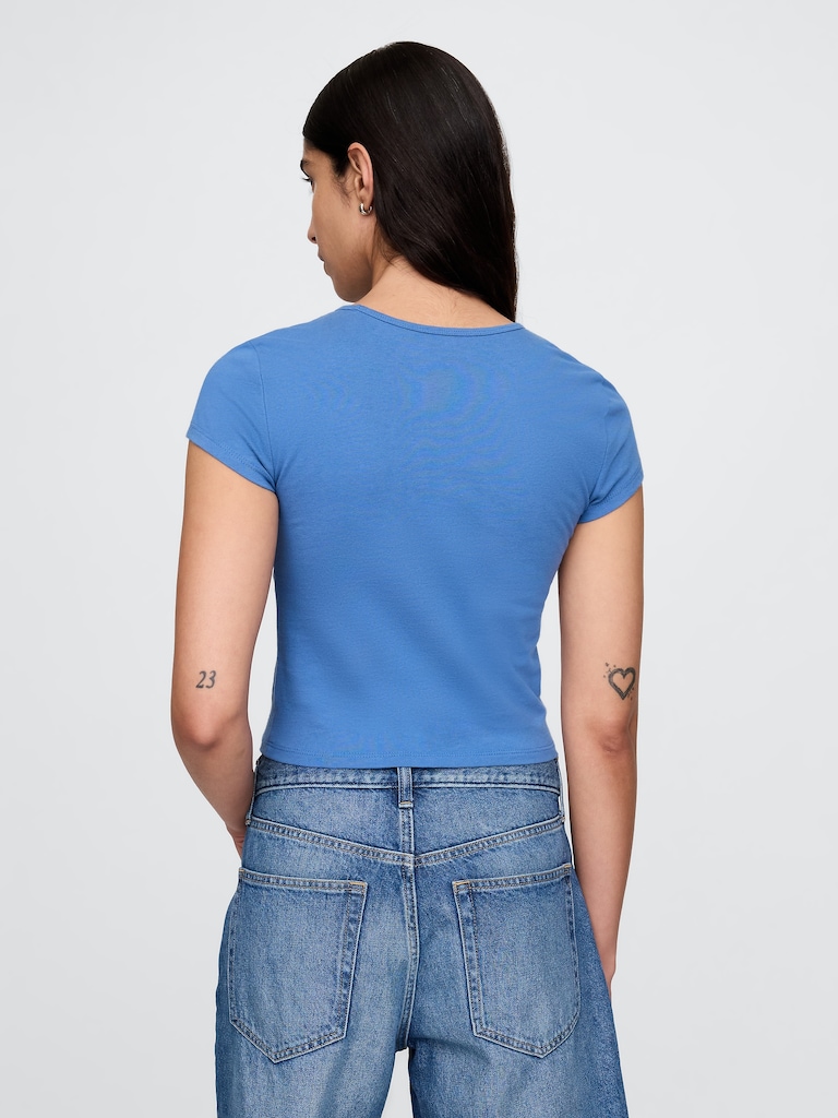 Crop Graphic T-Shirt