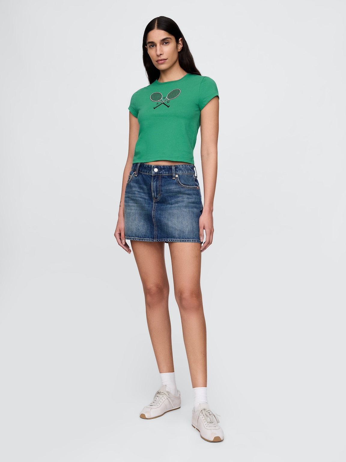 Crop Graphic T-Shirt